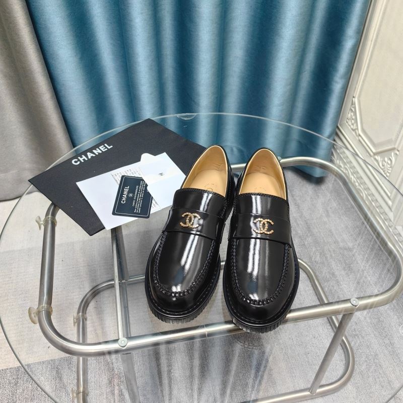 Ch*el leather shoes